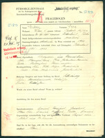 Applicant: Gabay, Sara; born 20.9.1885 in Istanbul (Turkey); widowed.