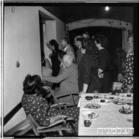 ישראל טייבר, יובל 60, קבלת פנים בבית.