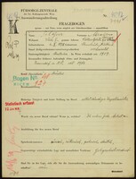 Applicant: Filgur, Abraham; born 4.10.1878 in Chmelink; married.