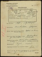 Applicant: Finaly, Fritz; born 26.3.1906 in Klosterneuburg; married.