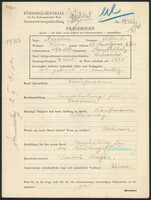 Applicant: Fischer, Albert; born 19.8.1887 in Szombathely; married.
