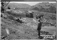 חולה ירדן, עבודות הכנה, 7/1951.