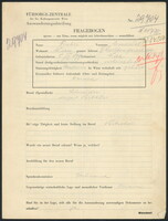 Applicant: Fischer, Emanuel; born 5.3.1899 in Vienna (Austria); married.