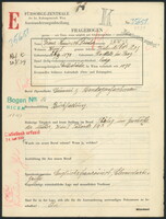 Applicant: Fischer, Franz Heinrich; born 28.3.1898 in Radlitz Bei Prague (Czech Republic); single.