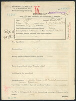 Applicant: Fries, Walter; born 7.9.1917 in Bochnia (Poland); single.
