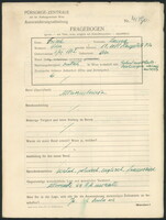 Applicant: Frisch, Laura; born 1.12.1862 in Vienna (Austria); widowed.