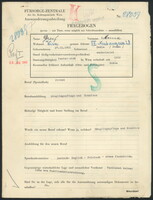 Applicant: Greif, Anna; born 27.2.1901 in Dukla (Poland); married.