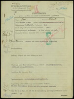 Applicant: Gross, Herbert; born 24.4.1917 in Vienna (Austria); single.