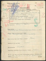 Applicant: Gross, Aron Binem; born 8.2.1898 in Rzeszow; single.