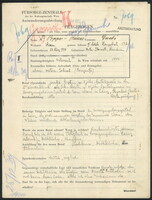 Applicant: Gusti, Popper-runes; born 23.3.1900 in Unter-stanesti; divorced.