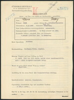 Applicant: Gross, Ferry; born 21.9.1889 in Bratislava (Slovakia); married.