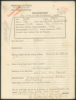 Applicant: Grosz, Tibor; born 3.12.1920 in Dej; single.