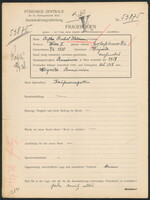Applicant: Habermann, Rifka Ruchel; born 7.2.1880 in Vyz︠h︡nyt︠s︡i︠a︡ (Ukraine); married.