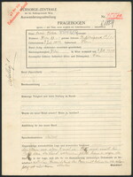 Applicant: Führer, Frieda; born 3.7.1902 in Vienna (Austria); married.