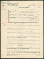 Applicant: Hacker, Josef; born 28.9.1877 in Berndorf (Lower Austria, Austria); widowed.