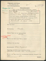 Applicant: Hacker, Samuel; born 3.1.1893 in Deutschkreutz (Austria); married.