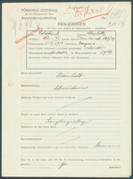 Applicant: Goldhirsch, Charlotte; born 23.3.1913 in Borynia; married.