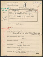 Applicant: Haimovici, Froim Salmon; born 10.5.1891 in Podu-Iloaiei (Romania); married.
