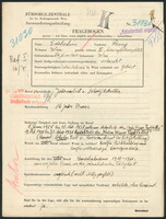 Applicant: Edelschein, Franz; born 24.1.1901 in Vienna (Austria); married.