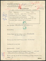 Applicant: Egermann, Fritz; born 23.1.1910 in Vienna (Austria); single.