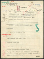 Applicant: Ceitlin, Morduch; born 2.9.1882 in Smali︠a︡vichy (Belarus); married.