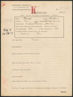 Applicant: Charrap, Abraham; born 12.11.1864 in Jezierna; widowed.