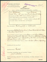 Applicant: Glückmann, Richard; born 15.3.1894 in Bucharest (Romania); married.