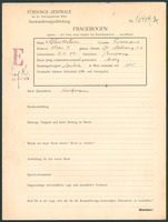 Applicant: Glückstern, Ferdinand; born 9.9.1892 in Buczacz; single.