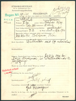 Applicant: Gold, Benzion; born 20.7.1881 in Halicz (Ukraine); married.