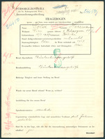 Applicant: Gold, Herrmann; born 18.7.1889 in Bóbrka (Ukraine); married.