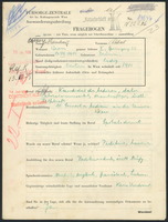 Applicant: Damboritz, Robert; born 14.7.1914 in Brno (Czech Republic); single.