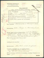 Applicant: Hochberger, Simon; born 18.5.1904 in Bobowa; married.