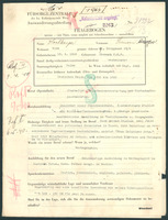 Applicant: Hochberger, Simon Anigew; born 19.4.1906 in Kežmarok (Slovakia); married.