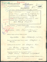 Applicant: Holzer, Leopold; born 13.9.1914 in Ober Rabnitz; single.