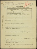Applicant: Gellner - Spitz, Kurt; born 4.10.1919 in Vienna (Austria); single.