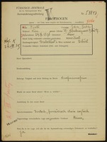 Applicant: Fink, Ida Sara; born 29.9.1878 in Vienna (Austria); widowed.