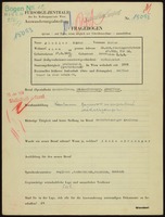 Applicant: Fiedler, Viktor; born 17.2.1891 in Wracovice; married.