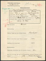 Applicant: Freundlich, Fanny; born 19.10.1867 in Obertyn (Ukraine); widowed.