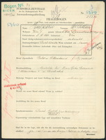Applicant: Halpern, Wilhelm; born 5.9.1904 in Vienna (Austria); married.