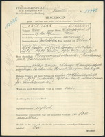 Applicant: Kaufmann, Alexander; born 29.5.1891 in Vienna (Austria); married.