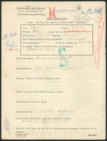 Applicant: Kern, Julius; born 30.10.1889 in Lackenbach (Austria); married.