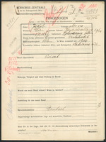 Applicant: Jakob, Moses; born 5.12.1868 in Bohordezany (Ukraine); married.