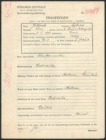 Applicant: Jellinek, Sigfried; born 7.5.1911 in Vienna (Austria); single.