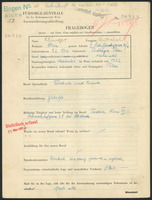 Applicant: Klinger, Antschel (Anschel); born 8.2.1902 in Pidhaitsi (Ukraine); married.