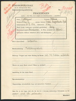 Applicant: Kirschbaum, Melanie; born 24.12.1914 in Vienna (Austria); single.