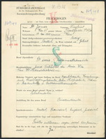Applicant: Jonas, Siegfried; born 18.5.1904 in Vienna (Austria); single.