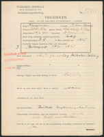 Applicant: Kleedorfer, Tibor Israel; born 19.4.1920 in Budapest (Hungary); single.