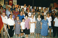 בכנס 50 מחזורים, מורי ועובדי בית הספר לדורותיהם, יפתח גלעד, יוסי אסף,תקוה שריג,ברכה אשכנזי, חנה אבישי, ציפורה גלעד, שרקה כהן, רות פלד, אריה בן גוריון עם דגל בית הספר, תמר אהוביה, נתנאל אדר, ציונה, אברהם ארגוב, אסתר גלבע, ג'סי קורן, עזה, מירי גל, טובה מזרחי, נורית סבירסקי, לואיז לוי, חמדה שפר,גילה, רות ועזריה אלון, קרן ארנון, הדסה צמרת, ניצה גופר, נורית מינרט, גני ודוד כרמל, אפרת ארגוב, דורית צמרת, אלה האריס, חנוך אלבלק ועוד.