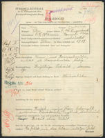 Applicant: Kac, Zyskind; born 5.2.1906 in Zarnow; married.