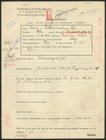 Applicant: Bomse-Kahane, Leib; born 13.11.1909 in Brzezany (Ukraine); single.